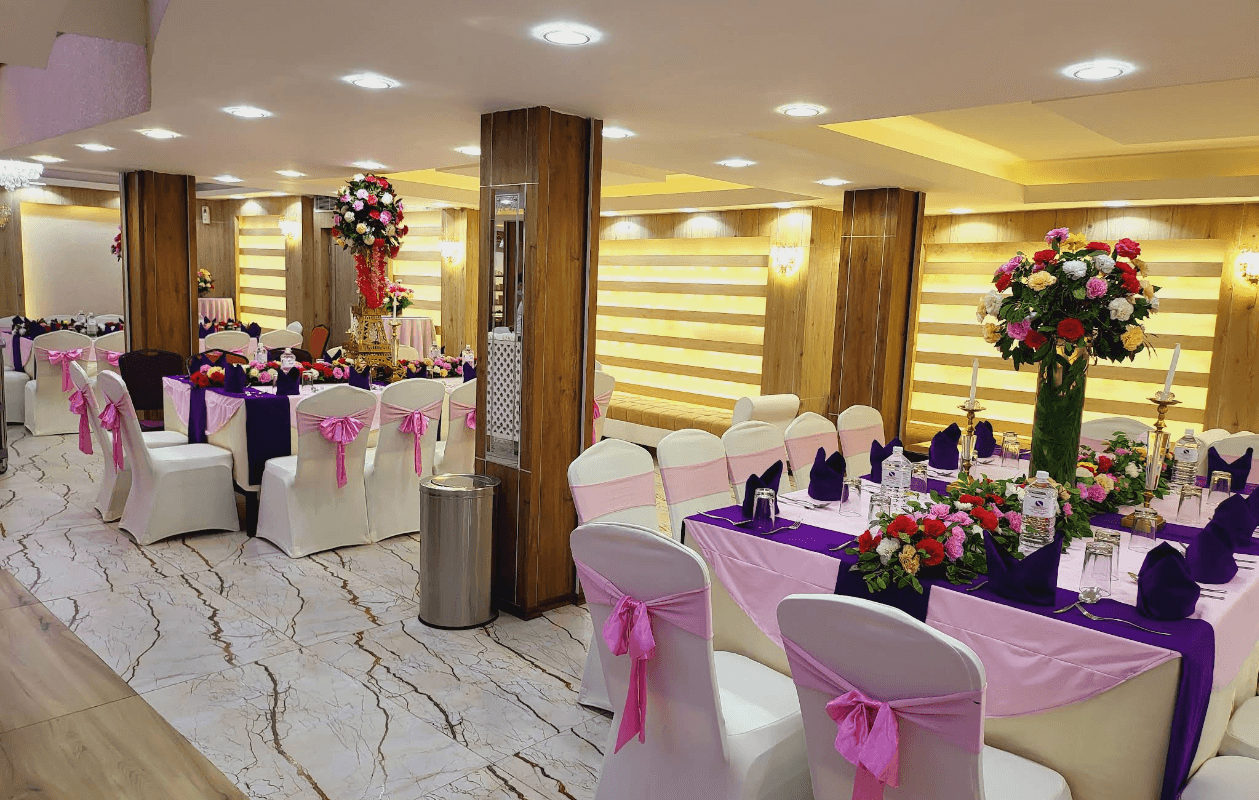 Smart Palace banquet hall set for a grand celebration in Kathmandu