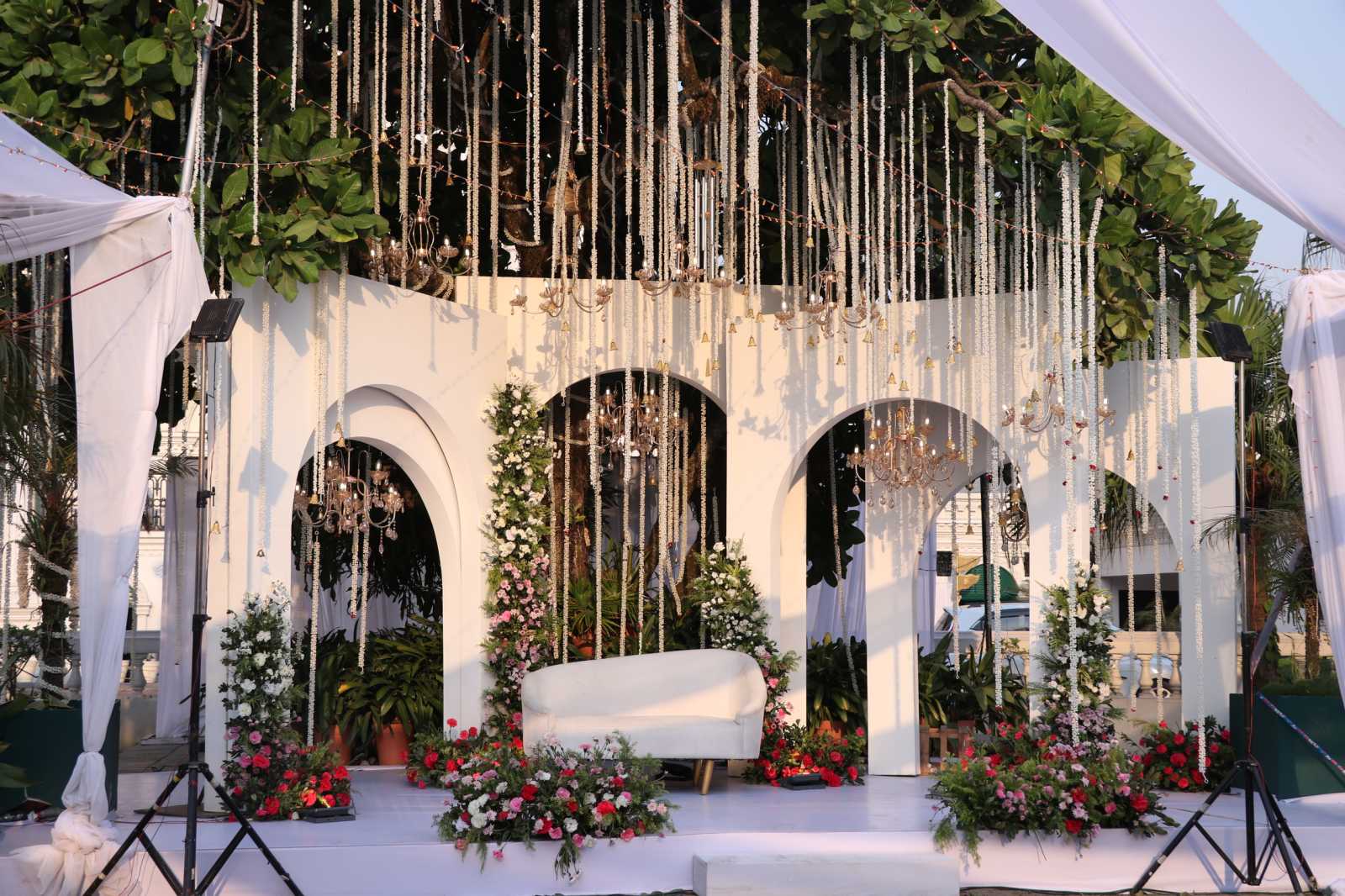 A Garima Florist & Events decoration setup